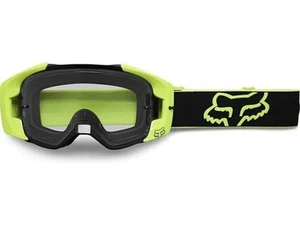 FOX RACING VUE STRAY GOGGLE YELLOW BLACK Motocross Dirt Bike Enduro UTV ATV Moto - Picture 1 of 6