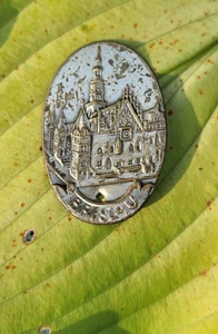 1920'S Breslau Walking Stick Medallion Badge 1 1/2" x 1 1/2" - Bild 1 von 2