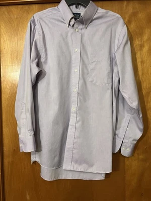 Eagle Shirtmakers Long Sleeve Dress Shirt. 16/32/33 Light Purple Violet - Image 1 of 4