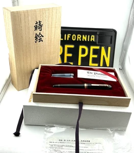 PLATINUM PRESIDENT Füllfederhalter SCHWARZ GT 18k Med Feder NEU - Bild 1 von 7