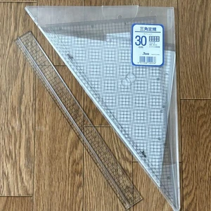 30 cm drafting art triangle ruler art supplies #a84640 - Picture 1 of 24