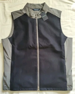 NWT XLARGE Peter Millar Cambridge Men's Hybrid Navy Gray Vest Jacket MSRP $295 - Picture 1 of 6