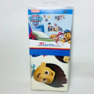 Nickelodeon 37 pc PAW PATROL Removable Repositionable Wall Decals Chase Rubble - Picture 1 of 4