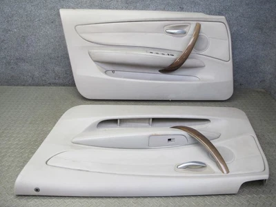 08-09 BMW E88 135i CONVERTIBLE SET OF 2 LEFT & RIGHT INTERIOR DOOR PANEL OEM - Image 1 of 4