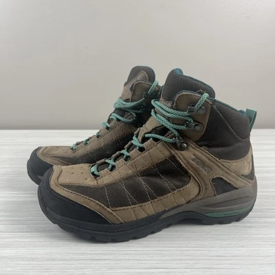 Botas Teva Femininas Tamanho 6.5 Caminhada Marrom Preto Azul-petróleo Impermeável Tideseal ShocPad - Imagem 1 de 4