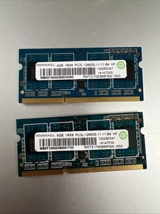 Ramaxel 8GB (4GB x 2) 1Rx8 PC3L-12800S SODIMM Laptop Speicher ~VOLLSTÄNDIG GETESTET~ - Bild 1 von 2