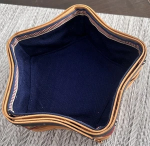 Longaberger Little Star 2003 orgullosamente canasta y forro americano - Imagen 1 de 10