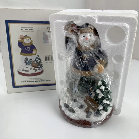 St Louis Rams Football Snowfight Snowman 2004 Limited Figure Cover