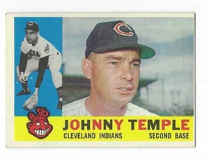 1960 TOPPS JOHNNY TEMPLE #500 CLEVELAND INDIANS - Picture 1 of 1