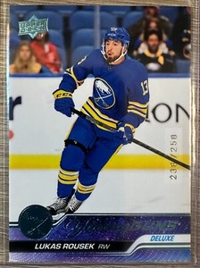 LUKAS ROUSEK 2023-24 UPPER DECK SERIES 1 YOUNG GUNS DELUXE SP #236/250 #233