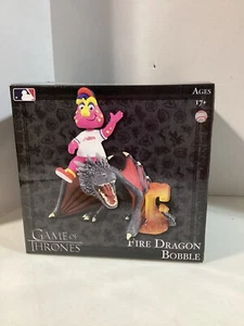 Slider Cleveland Indians Game of Thrones Mascot on Fire Dragon Bobblehead MLB - Picture 1 of 1