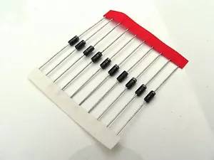1N4007 1000V 1A Gleichrichter Diode Für elektronenröhre Verstärker 1 Amp Pack 10 - Bild 1 von 2