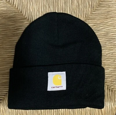 Carhartt Cappello Berretto Nero Invernale - Imagen 1 de 2