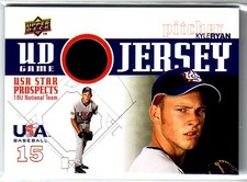 2009 Upper Deck Signature Stars USA Star Prospect #GJU-16 Kyle Ryan JERSEY