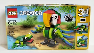 Lego Creator 31031 Les animaux tropicaux Perroquet Grenouille Caméléon Scellé - Imagen 1 de 6