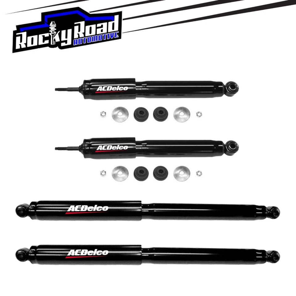 Amortiguadores delanteros y traseros ACDelco (4) para Silverado Sierra 2500HD 3500HD 2001-2010 Foto 1 de 4