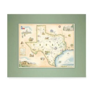 Xplorer Maps - Mini Mappa - Texas - NUOVO - Foto 1 di 1