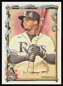 2023 TOPPS ALLEN & GINTER Wander Franco #375 BASEBALL RAYS SP - Picture 1 of 2