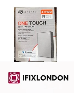 Seagate One Touch Portable Hard Drive 4TB - Silver - Picture 1 of 1