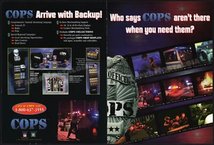 COPS__Orig. 1996 Trade AD / pubblicità / brochure promo 4pg__BAD BOYS_Troppo caldo per TV - Foto 1 di 2
