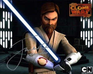 James Arnold Taylor Star Wars Clone Wars 8x10 signiertes Foto JSA zertifiziert Auto - Bild 1 von 2