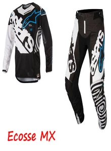 Alpinestars 2018 Techstar Veleno Maglia Pantaloni Combo Nero Bianco Acqua 30/S - Imagen 1 de 6