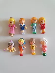 8x Bundle Lot Vintage Bluebird Broken Damaged Polly Pocket Dolls Spares Repairs - Picture 1 of 13