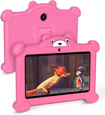 PRITOM Android 7 inch Kids Tablet 16GB Bluetooth WiFi Dual Camera Education PAD - Image 1 of 4