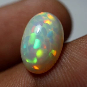 4,4 quilates 14,9 x 10 mm natural grado AAA multi llamativo fuego ópalo etíope forma ovalada - Imagen 1 de 9