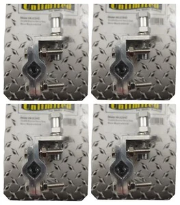 4 Lot Accessories Unlimited AUC3HD Double Groove 3-Way Mirror CB Antenna Mounts - Picture 1 of 8