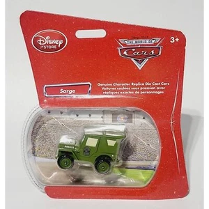 Disney Store The World of Cars SARGE Army Truck Die Cast Car NEW - Picture 1 of 3