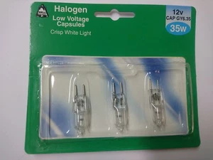 CAPSULE LAMPS 35W GY6.35 HALOGEN DIMMABLE X 3 BELL BRANDED - Picture 1 of 1