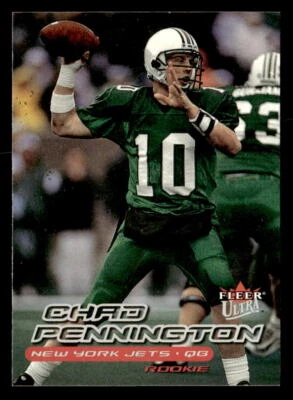 Chad Pennington 2000 Ultra Rookie Card #226 New York Jets - Image 1 of 2