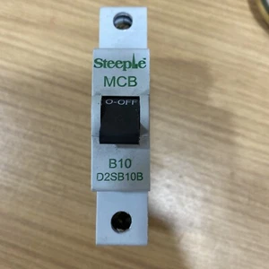 Steeple Mcb, 10 AMP, B Typ, D2SB10B - Bild 1 von 4