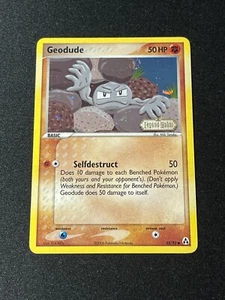 Pokemon Ex Legend Maker Geodude Reverse Holo 53/92 - Near Mint Condition Card - Imagen 1 de 2