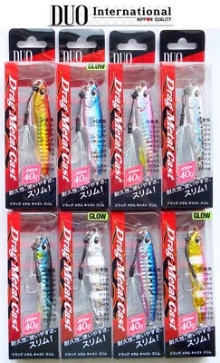 DUO DRAG METAL CAST SLIM 40Gr. 1-3/8Oz Shore JIGGING, JIG, Salzwasser Angelköder - Bild 1 von 4