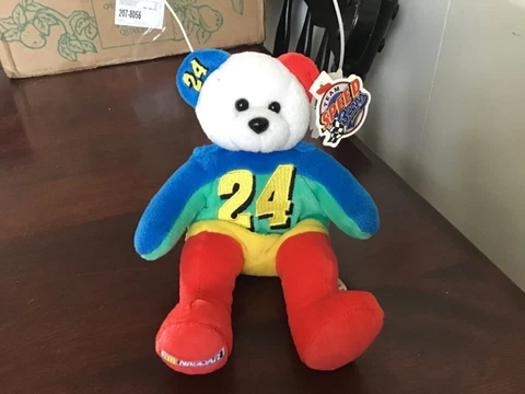 nascar speed team bears jeff gordon with tags Cover