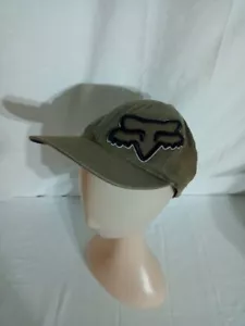 FOX Motox Embroidered Flexfit Baseball Cap Green L - XL Free Postage - Picture 1 of 6