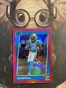 Shi Smith 2021 Donruss Optic Pink Holo Prizm #292 Panthers RC Rookie - Foto 1 di 2