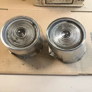 1957 Plymouth Backup Lamp Lenses Pair - Foto 1 di 8