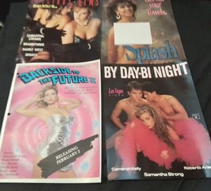 PELLICOLA PER ADULTI PROMO AD SLICKS SOLO 1 TITOLO SAMANTHA STRONG SPLASH THE MOVIE - Foto 1 di 1