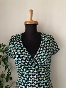 King Louie Multicoloured Floral Dress Short Sleeve A-Line Size M - Picture 1 of 7