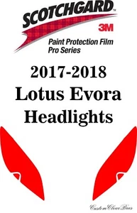 3M Scotchgard Paint Protection Film Pro Series Clear 2017 2018 Lotus Evora - Foto 1 di 3