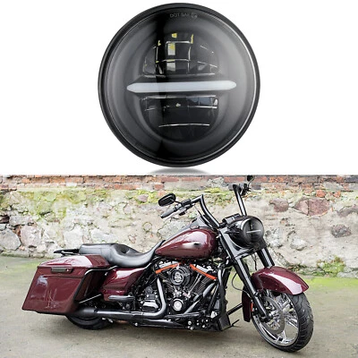 5.75" 5-3/4'' LED Hi/Lo DRL Scheinwerfer für Harley Davidson Touring Road King - Bild 1 von 4