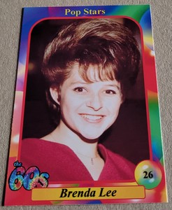 Musik-Star BRENDA LEE >> Portrait-Foto - Sammelbild / Trading Card #4970