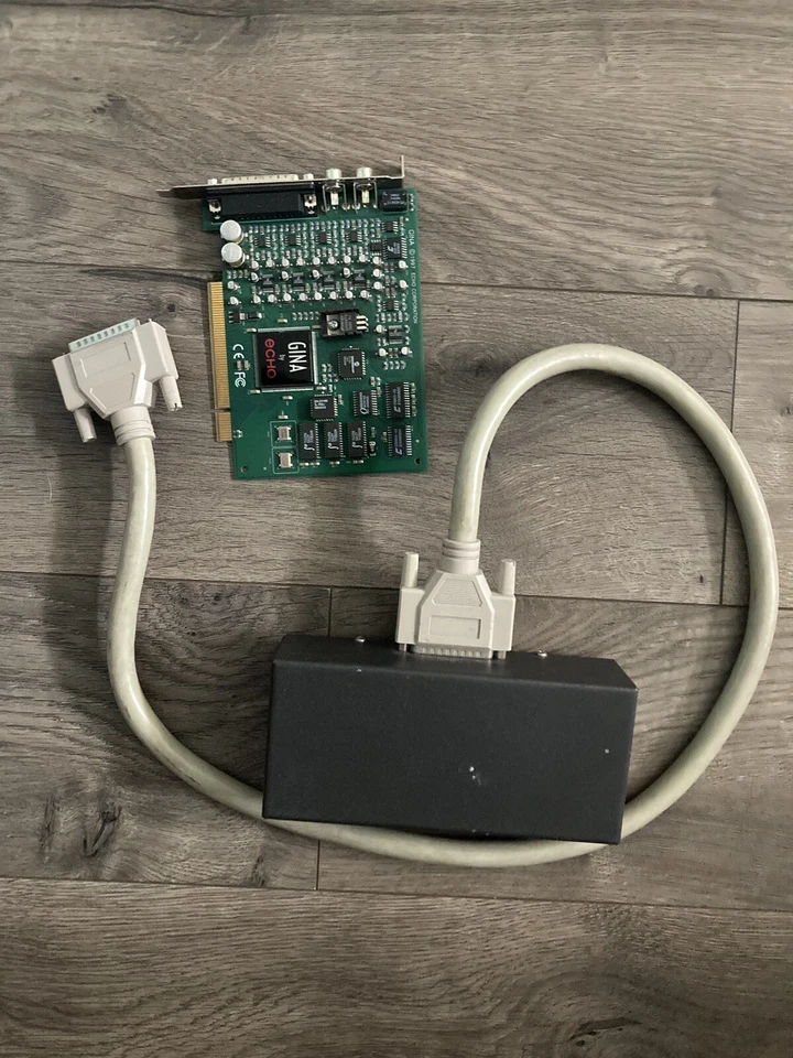 Echo Digital Audio Gina PCI Sound Card & Breakout Box Mixing Production - Image 1 of 3