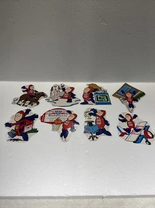 8 Vintage BUD MAN Stickers Decals Early 70s NOS MINT! BUDWEISER 8” - Picture 1 of 12