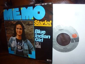 Memo, Starlet, Blue Indian Girl, German aiola 100387, 1978, 7" - Imagen 1 de 1