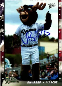 Rabarbaro Firmato 2004 MultiAd Tacoma Rainiers Mascotte - Foto 1 di 2