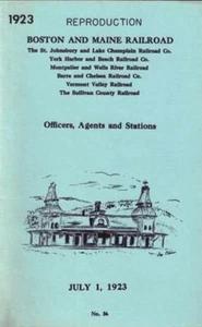 Boston and Maine Eisenbahn Vintage-historisches Buch, offizielle Reproduktion - Bild 1 von 1